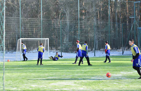 На решетилівському стадіоні вже грають у міні-футбол. Фото надано автором